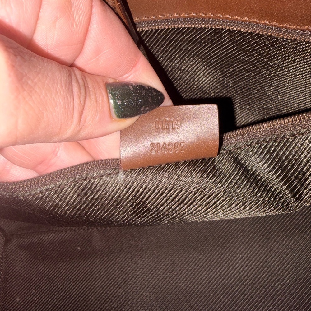 Authentic Gucci Monogram Jackie Shoulder Bag - image 6